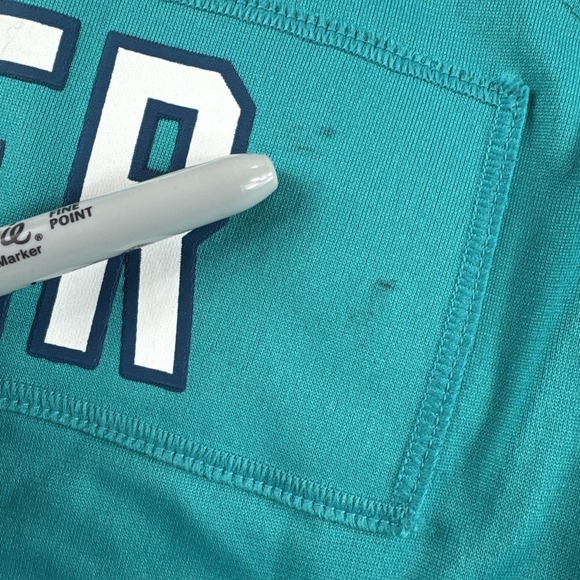 Miami Dolphins Jay Cutler Jersey Mens L Nike On Field #6 NFL Football Green READ - Picture 8 of 10